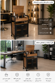 ترولی آرایشگاهی فلز و MDF مدل CINA T01